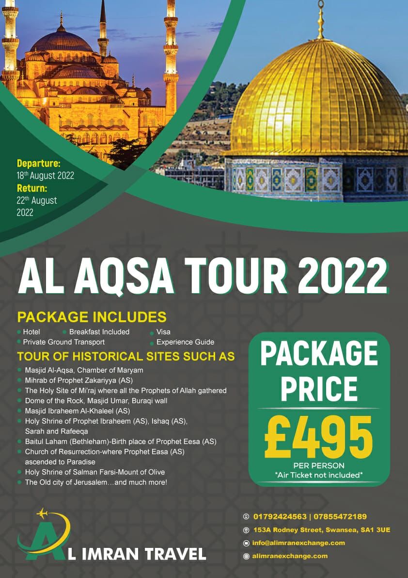 Archived Al Aqsa travel offer